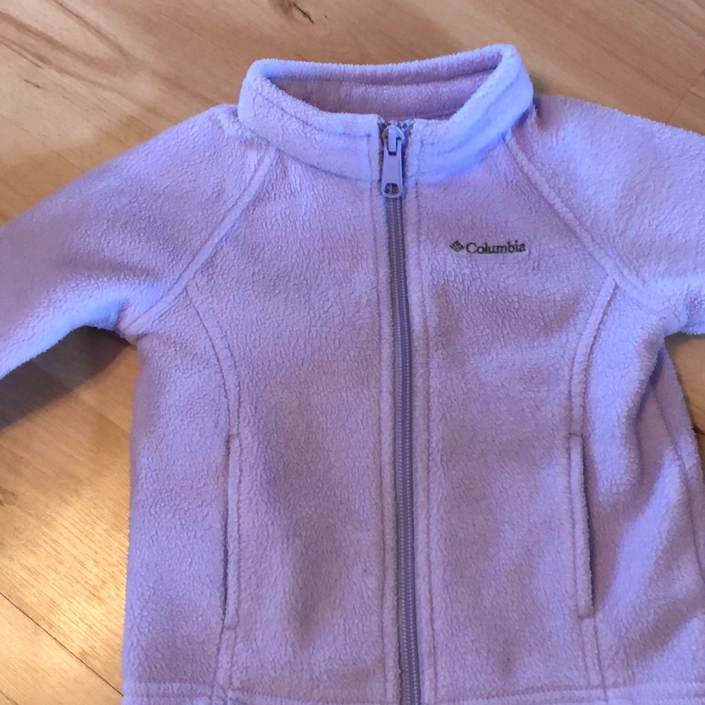Columbia 6-12 month purple fleece